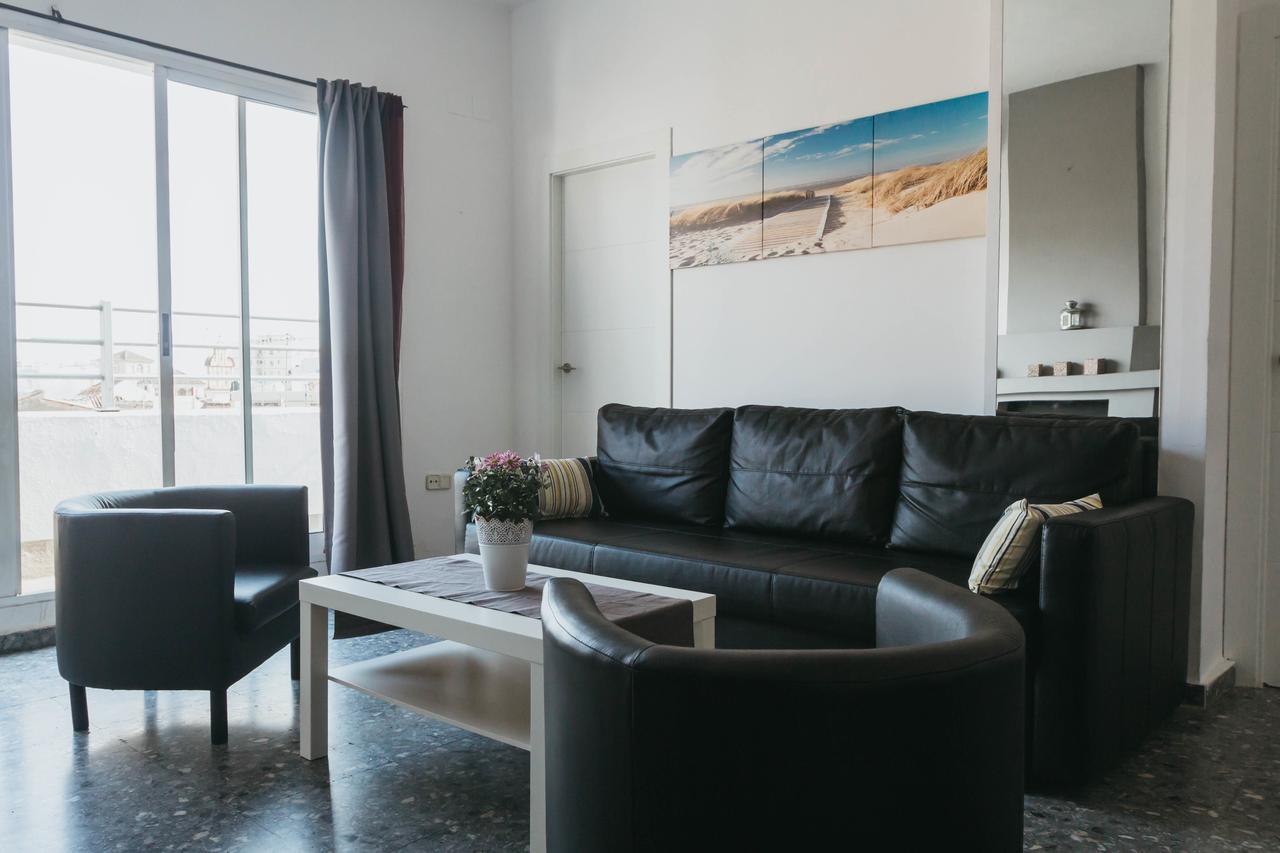 Апартаменты Atico Con Terraza Y Vistas Малага Экстерьер фото